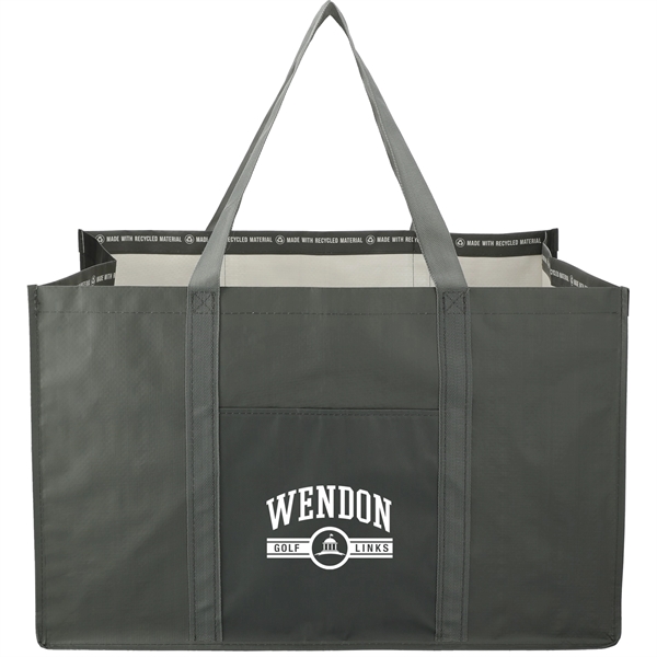 Woven utility tote bag with 11.5" grab handles.... from ASI 66887 PCNA / Bullet