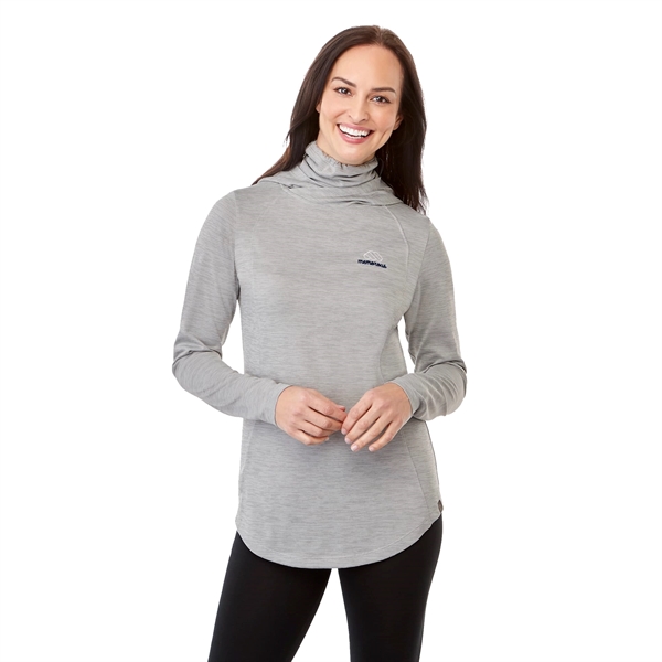 XS-2XL women's hoody with a built-in gaiter... from ASI 66887 PCNA / Trimark