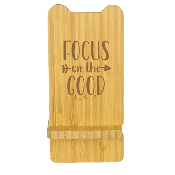 Phone stand charger with 10W capacity, double coils, and QI receiver.... from ASI 57653 Gold Bond