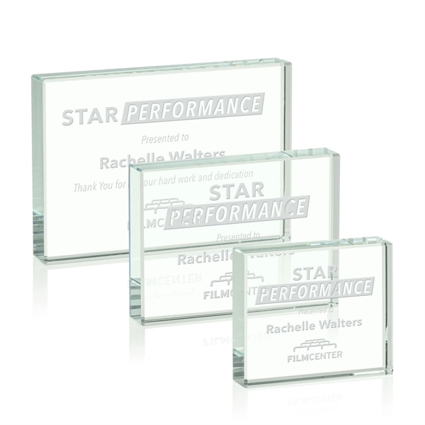 The expertly crafted Verona is a jade rectangle award destined to... from ASI 84592 St Regis Group / St Regis