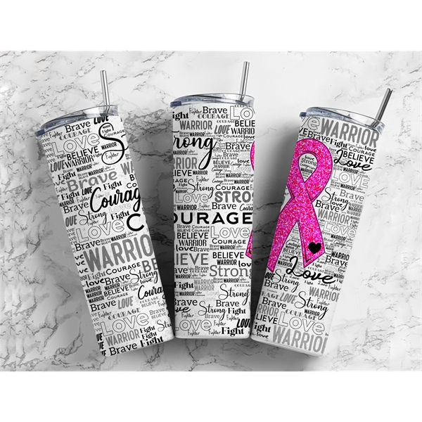 Skinny 20 oz. full color tumbler with straw. Bright and vivid... from ASI 62635 Inno-Vative Solutions Grp LTD