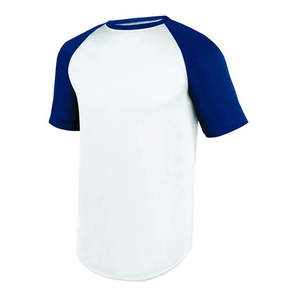 Youth Wicking Short Sleeve Baseball Jersey... from ASI 84358 S&S Activewear
