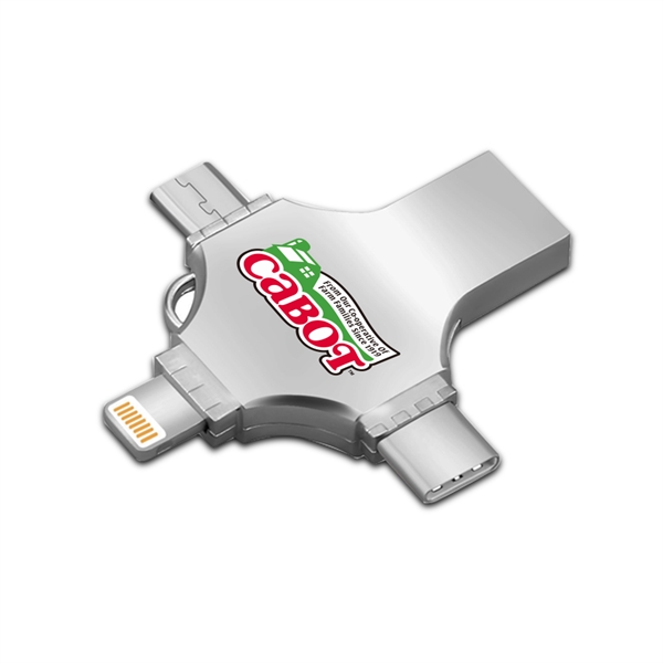 Cicero 3 Way Metal USB can easily store or transfer the... from ASI 90154 Sunjoy Group Inc