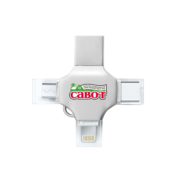 Cicero 3 Way Metal USB can easily store or transfer the... from ASI 90154 Sunjoy Group Inc