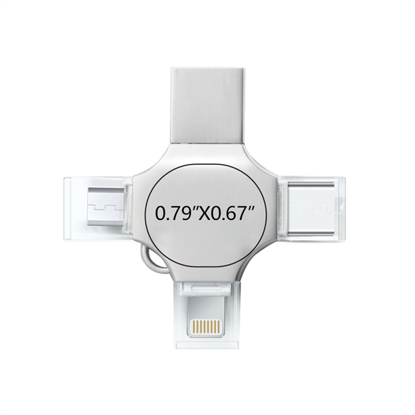 Cicero 3 Way Metal USB can easily store or transfer the... from ASI 90154 Sunjoy Group Inc