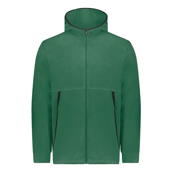 Augusta Sportswear Polar Fleece Hooded Full-Zip Jacket... from ASI 84358 S&S Activewear