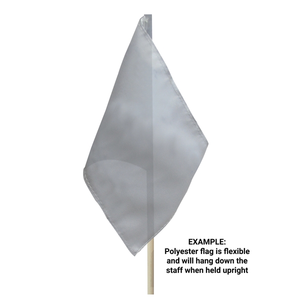 16" x 24" Single Reverse Knitted Polyester Stick Flag on a... from ASI 80228 Quinn