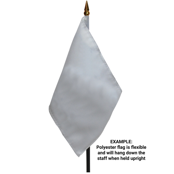 6" x 9" double sided polyester stick flag on an 11.8"... from ASI 80228 Quinn