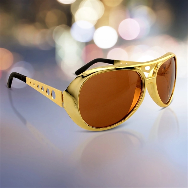 Golden Elvis style sunglasses.... from ASI 42016 Brighter Promotions Inc