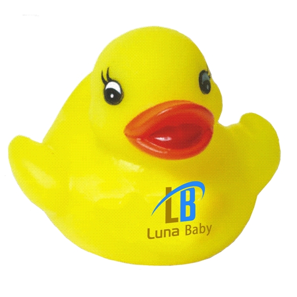 2" baby yellow rubber duck with squeeze sound.... from ASI 63549 Jornik Manufacturing Corp / Jornik