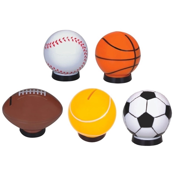 Plastic Round Banks... from ASI 31977 Adline Industries Inc