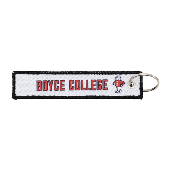 Embroidered strap key tag in assorted sizes and colors with split... from ASI 52263 EMT / EMT EASY