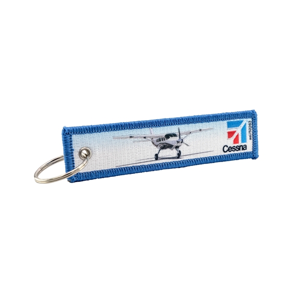 Embroidered strap key tag in assorted sizes and colors with split... from ASI 52263 EMT / EMT EASY