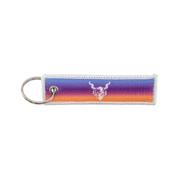 Embroidered strap key tag in assorted sizes and colors with split... from ASI 52263 EMT / EMT EASY