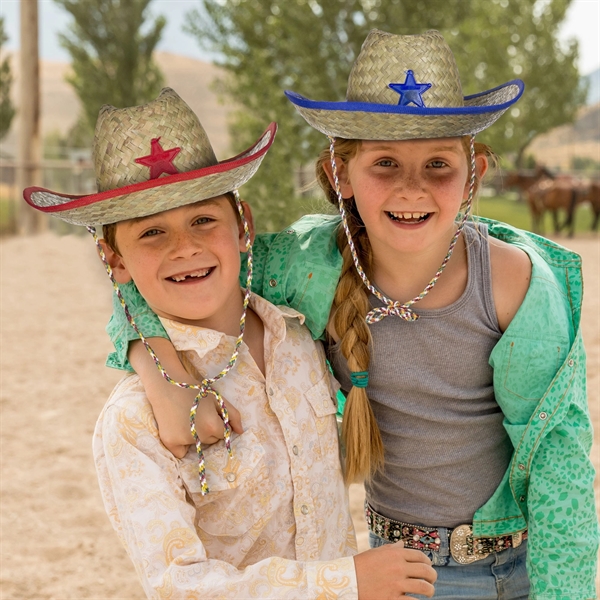Children's cowboy hat with optional customization.... from ASI 42016 Brighter Promotions Inc