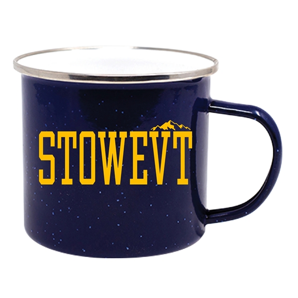 17 Oz. Porcelain Enamel Over Steel Western Style Mug.... from ASI 74245 Nordic Co Inc / Nordic Promos