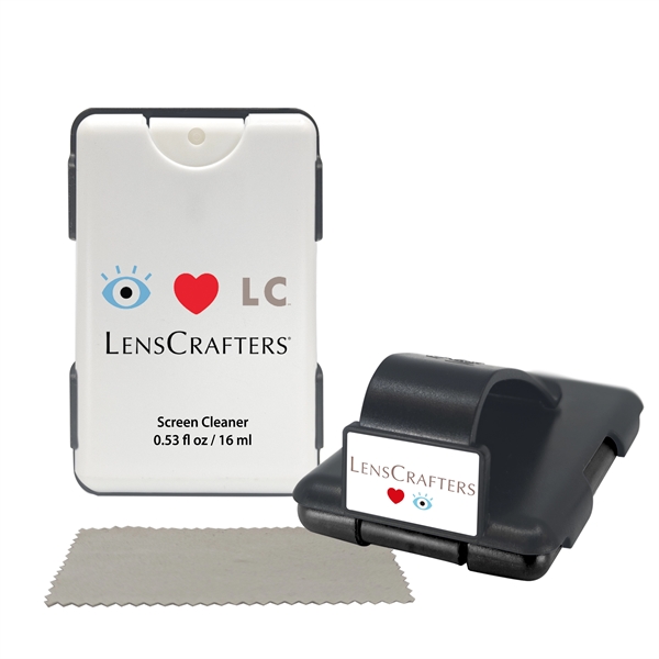 Screen cleaner and microfiber cloth, designed to clip on automotive visors.... from ASI 90807 Tekweld