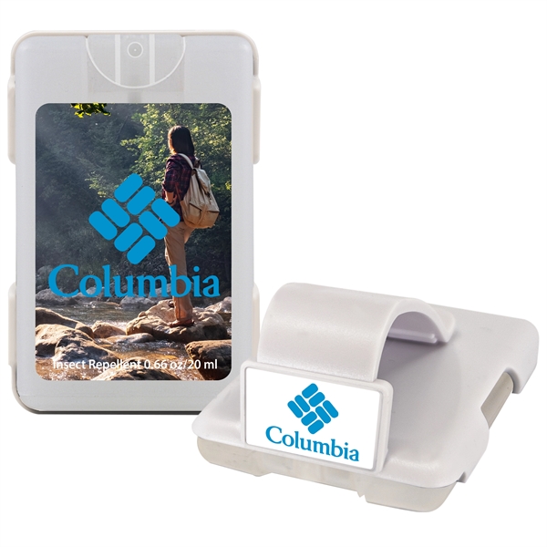 Credit card sized insect repellent visor clip for automobiles.... from ASI 90807 Tekweld