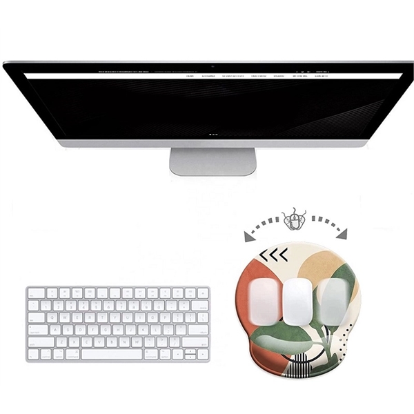 Memory foam sponge and rubber mouse pad plus full color heat... from ASI 37218 Athena Promo (tm)