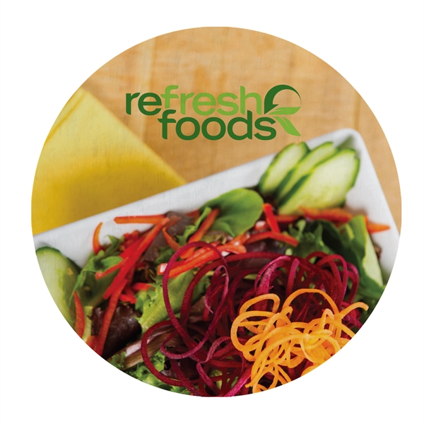 4" round coaster with high quality full color graphics using dye... from ASI 61125 Hit Promotional Products / Hit®