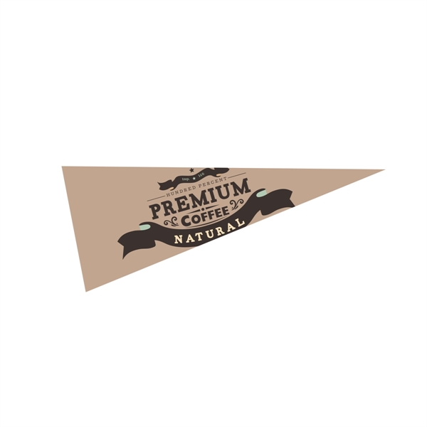 9" x 24" triangular felt hanging pennant.... from ASI 61125 Hit Promotional Products / Hit®