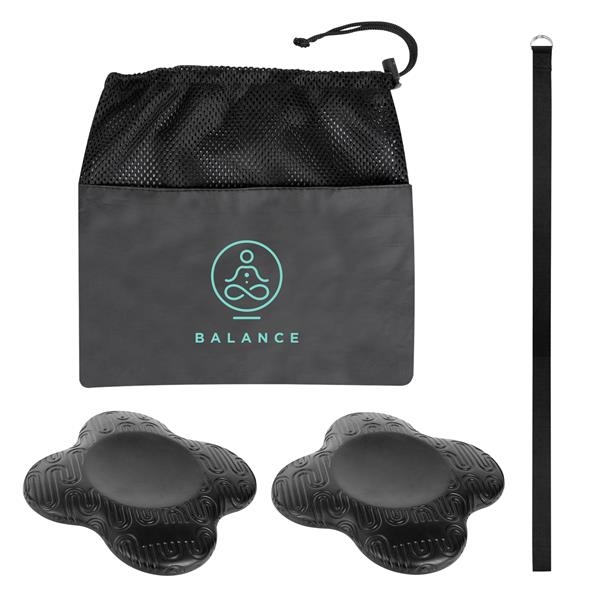 Yoga set with stretch strap, a pair of indented knee pads,... from ASI 61125 Hit Promotional Products / Hit®