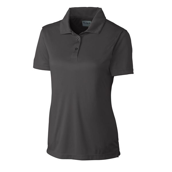 Women's polo with short sleeves, self-fabric collar, and three-button placket.... from ASI 47965 Cutter & Buck
