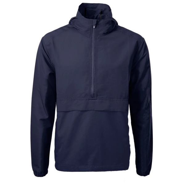 Men's anorak jacket with wind and water resistance, pouch, hood, and... from ASI 47965 Cutter & Buck