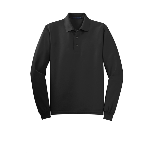 Port Authority Tall Silk Touch Long Sleeve Polo.... from ASI 84863 SanMar