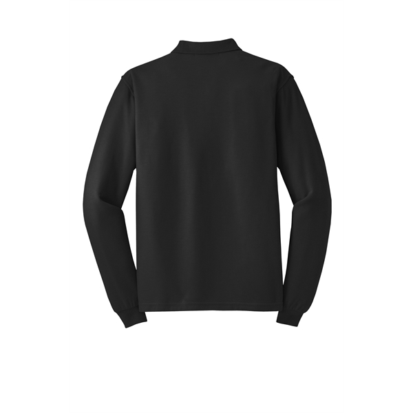 Port Authority Tall Silk Touch Long Sleeve Polo.... from ASI 84863 SanMar