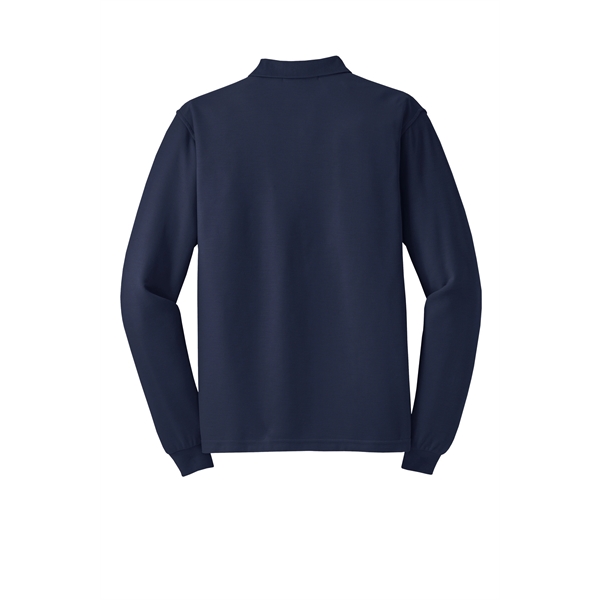 Port Authority Tall Silk Touch Long Sleeve Polo.... from ASI 84863 SanMar