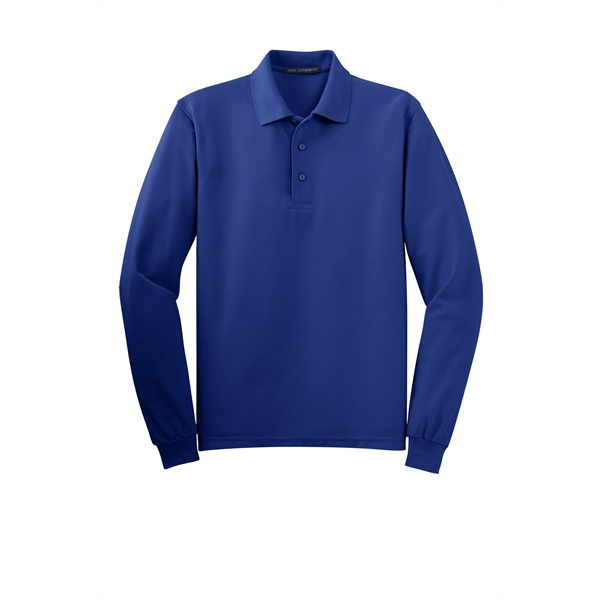 Port Authority Tall Silk Touch Long Sleeve Polo.... from ASI 84863 SanMar