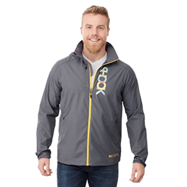 Men's lightweight jacket with zip up closure and roll-away hood.... from ASI 66887 PCNA / Trimark