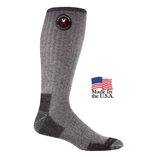 Men's merino wool blend boot socks with full cushion foot and... from ASI 90160 Suntex Industries
