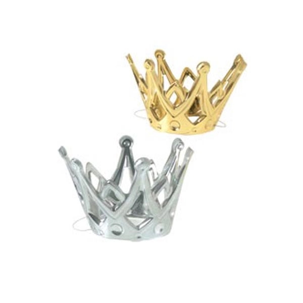 Plastic princess crown with an elastic band and hook and loop... from ASI 42016 Brighter Promotions Inc