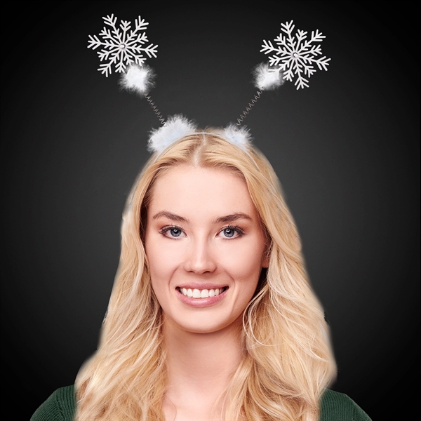 Snowflake shaped headbopper; sold blank.... from ASI 42016 Brighter Promotions Inc