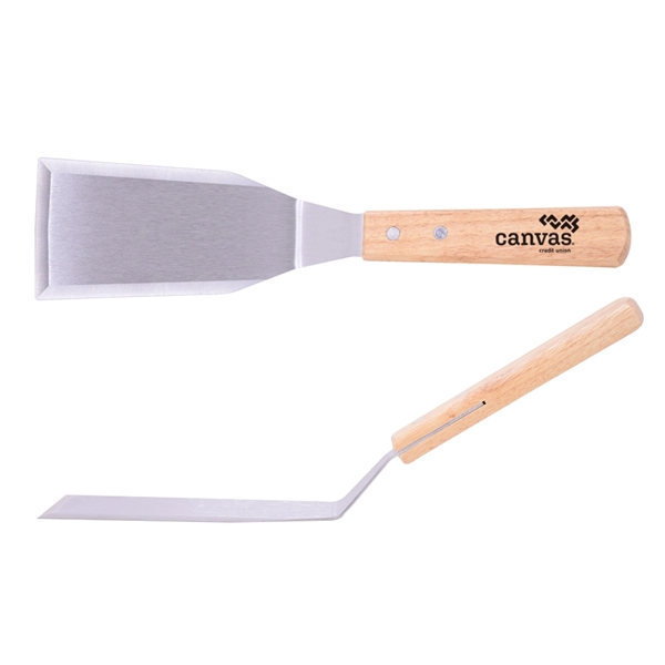 11" heavy-duty flat top flipper with a durable stainless steel blade... from ASI 38120 Ball Pro / Diversified Quality Kitchenware