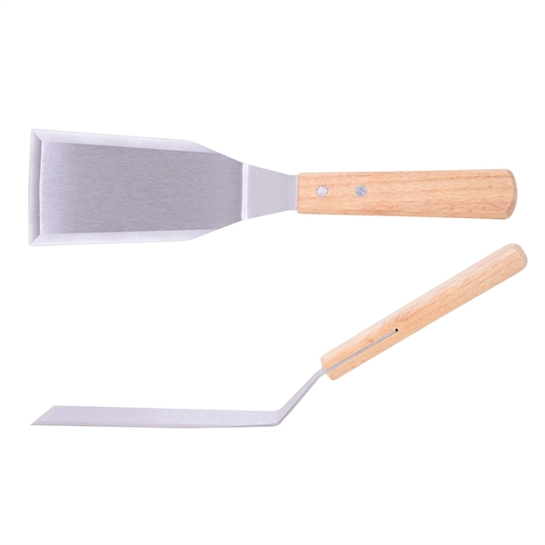 11" heavy-duty flat top flipper with a durable stainless steel blade... from ASI 38120 Ball Pro / Diversified Quality Kitchenware