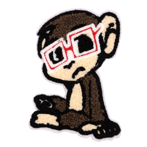 Chenille custom patches in assorted shapes and sizes with head seal... from ASI 52263 EMT / EMT EASY