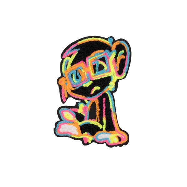 Chenille custom patches in assorted shapes and sizes with head seal... from ASI 52263 EMT / EMT EASY