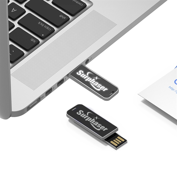 Chatham Light-Up USB Flash Drive is a sleek & minimalist design... from ASI 90154 Sunjoy Group Inc