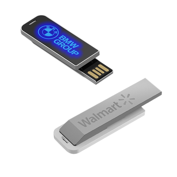 Chatham Light-Up USB Flash Drive is a sleek & minimalist design... from ASI 90154 Sunjoy Group Inc