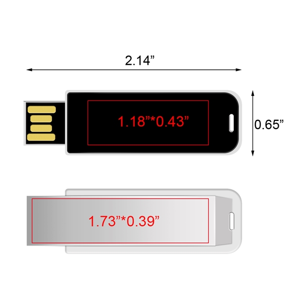 Chatham Light-Up USB Flash Drive is a sleek & minimalist design... from ASI 90154 Sunjoy Group Inc