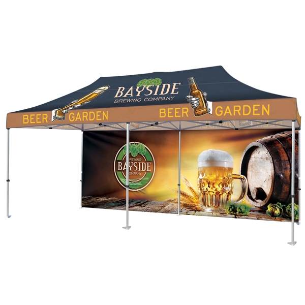 Custom Full Color Digital 10' x 20' Heavy Duty Hexagon Canopy... from ASI 80228 Quinn