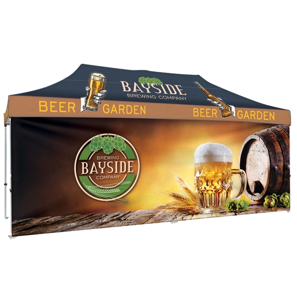 Custom Full Color Digital 10' x 20' Heavy Duty Hexagon Canopy... from ASI 80228 Quinn