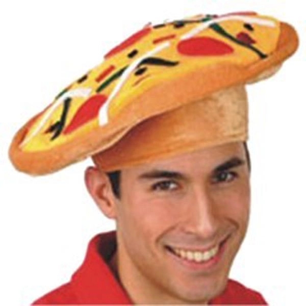 One size fits most pizza shaped hat for adults; made of... from ASI 42016 Brighter Promotions Inc