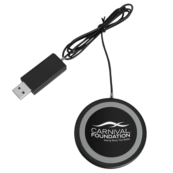 Reynolds Ultra Slim 10W/7.5W/5W Wireless Charger has built-in 1m/3ft USB charging... from ASI 90154 Sunjoy Group Inc