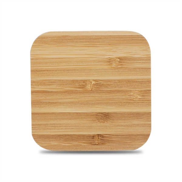 15W Henon Bamboo Eco-Friendly Wireless Charger with 2 USB ports as... from ASI 90154 Sunjoy Group Inc