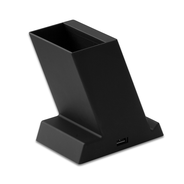 The Monolith 4-in-1 Pen Holder, Wiis a pen holder, wireless charging... from ASI 90154 Sunjoy Group Inc