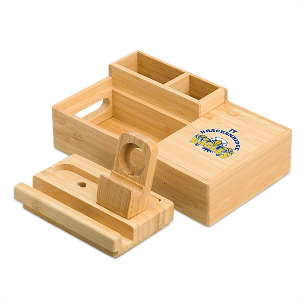 Mobile phone tablet charging bracket for Apple mobile phone watch headset... from ASI 90154 Sunjoy Group Inc